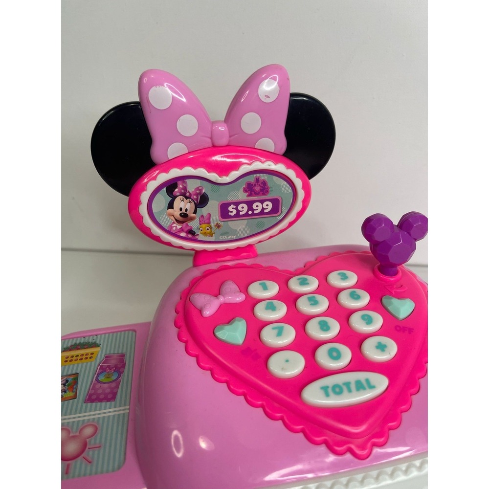 Disney Junior Minnie Mouse Bowtique Cash Register, Minnie Talks, Register Opens